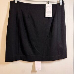 MM.LaFleur Crosby Skirt NWT Size 16 • Black Tailored Ponte